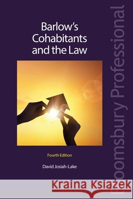 Barlow's Cohabitants and the Law Josiah-Lake, David 9781526503046 Tottel Publishing - książka