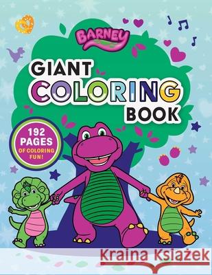 Barney: Giant Coloring Book Mattel 9781640365513 Mattel - książka