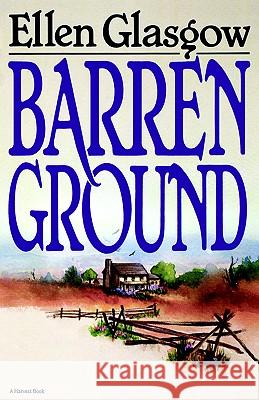 Barren Ground Ellen Glasgow 9780156106856 Harcourt - książka