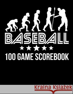 Baseball: 100 Game Scorebook (8.5x11) Michael Querns 9781093644395 Independently Published - książka