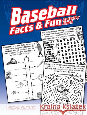 Baseball Facts & Fun Activity Book Tony J. Tallarico 9780486814421 Dover Publications - książka