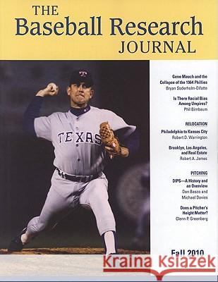 Baseball Research Journal (Brj), Volume 39 #2 Society for American Baseball Research   Society for American Baseball Research ( 9781933599182 Society for American Baseball Research - książka