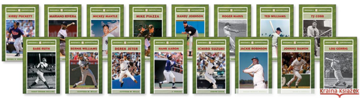 Baseball Superstars Set  9780791098622 Chelsea House Publications - książka