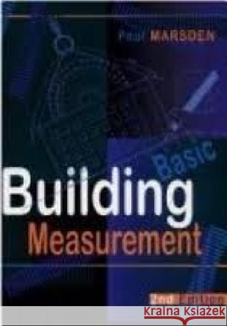 Basic Building Measurement Paul K. Marsden   9780868405766 NewSouth Publishing - książka