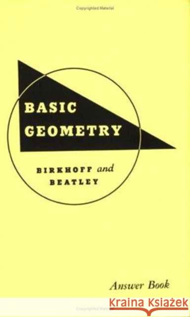 Basic Geometry Answer Book  9780828401623 American Mathematical Society - książka