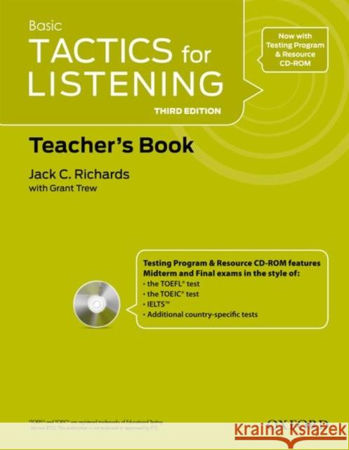 Basic Tactics for Listening 3rd Edition Teachers Resource Oxford 9780194013758 Oxford University Press - książka