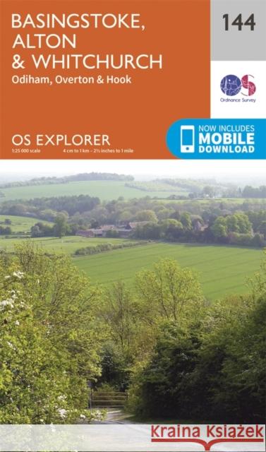Basingstoke, Alton and Whitchurch Ordnance Survey 9780319243374 Ordnance Survey - książka