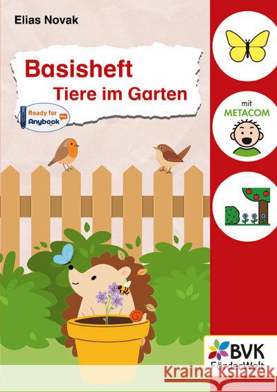 Basisheft Tiere im Garten Novak, Elias 9783965202757 BVK Buch Verlag Kempen - książka