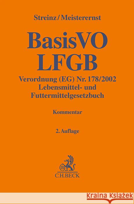 BasisVO / LFGB  9783406825477 Beck Juristischer Verlag - książka