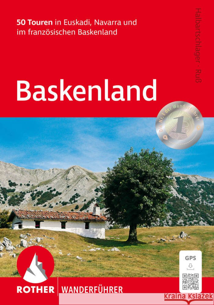 Baskenland Halbartschlager, Franz, Ruß, Gerhard 9783763314065 Bergverlag Rother - książka