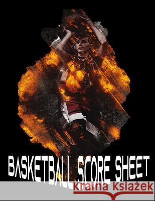Basketball Score Sheet: Running score for the home and visiting teams John Christianson 9781073194483 Independently Published - książka