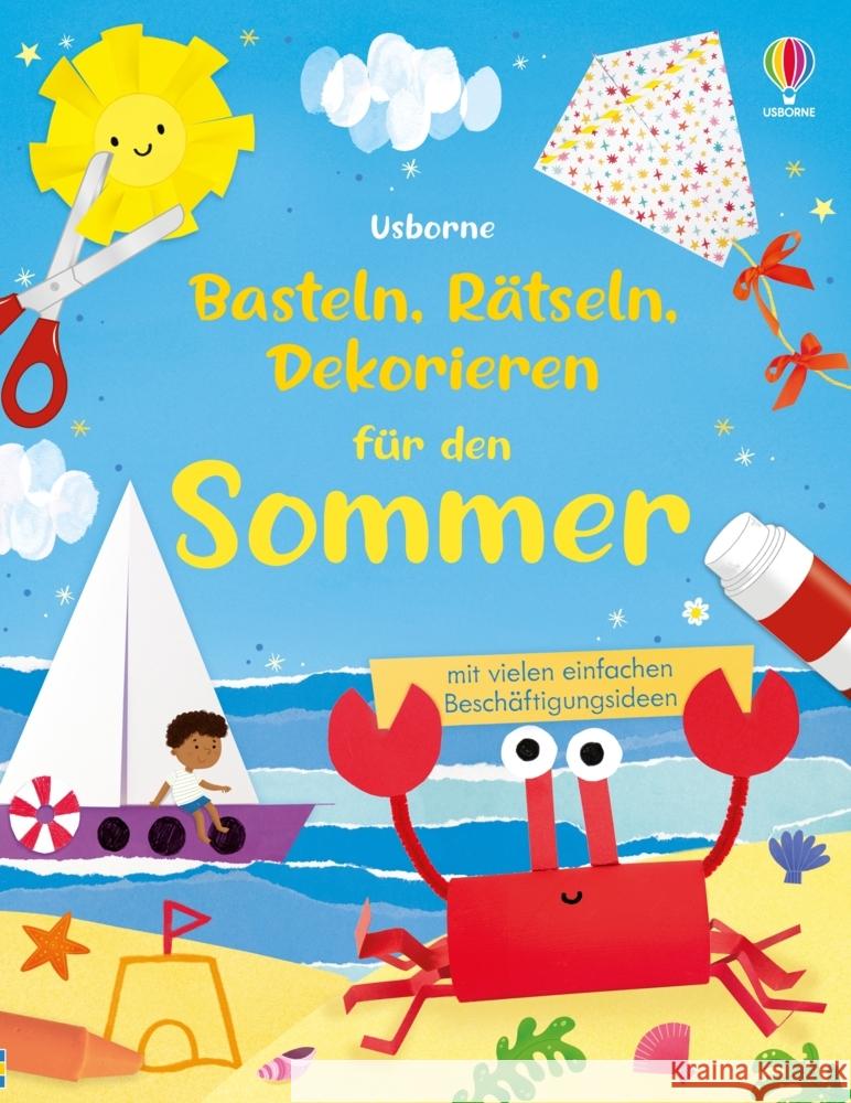 Basteln, Rätseln, Dekorieren für den Sommer  9781035703678 Usborne Verlag - książka