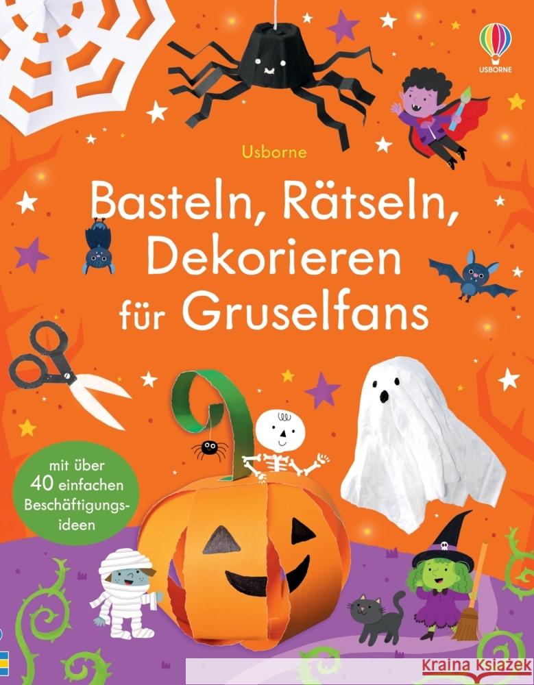 Basteln, Rätseln, Dekorieren für Gruselfans Nolan, Kate 9781035700776 Usborne Verlag - książka