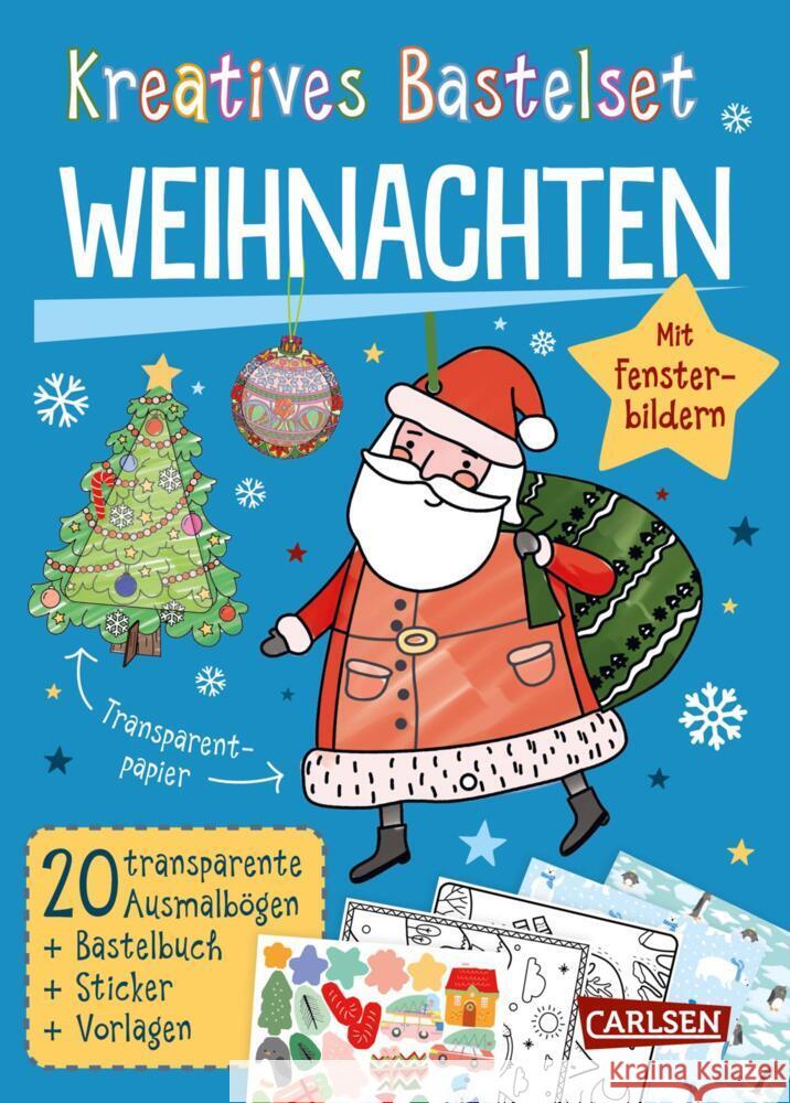 Bastelset für Kinder: Kreatives Bastelset: Weihnachten Poitier, Anton 9783551192042 Carlsen - książka