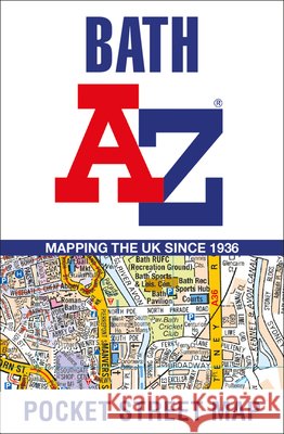 Bath A-Z Pocket Street Map: Accurate Street Map for Easy Navigation A-Z Maps 9780008560485 HarperCollins Publishers - książka