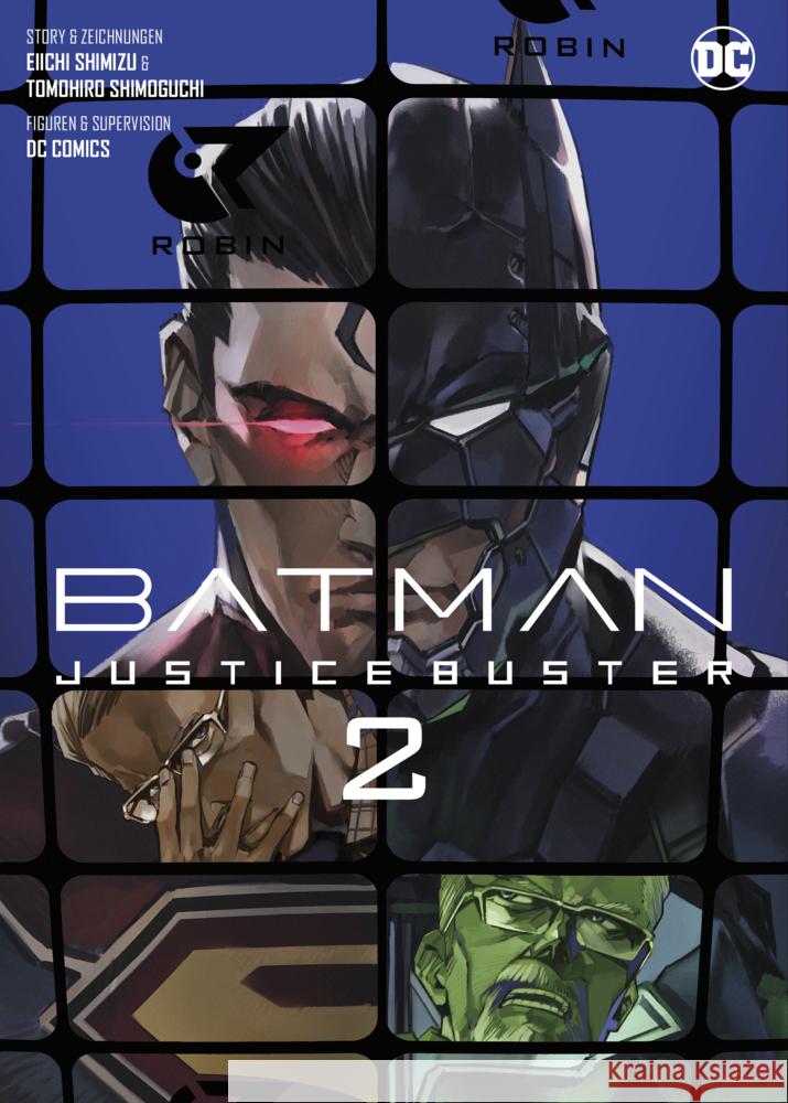 Batman Justice Buster (Manga) 02 Shimizu, Eiichi, Shimoguchi, Tomohiro 9783741634444 Panini Manga und Comic - książka