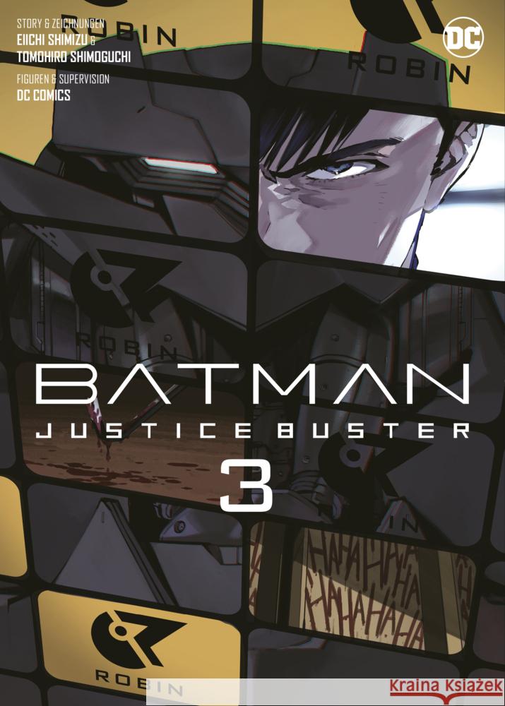 Batman Justice Buster (Manga) 03 Shimizu, Eiichi, Shimoguchi, Tomohiro 9783741634451 Panini Manga und Comic - książka