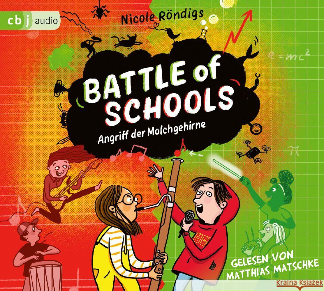 Battle of Schools  - Angriff der Molchgehirne, 3 Audio-CD Röndigs, Nicole 9783837165319 cbj audio - książka