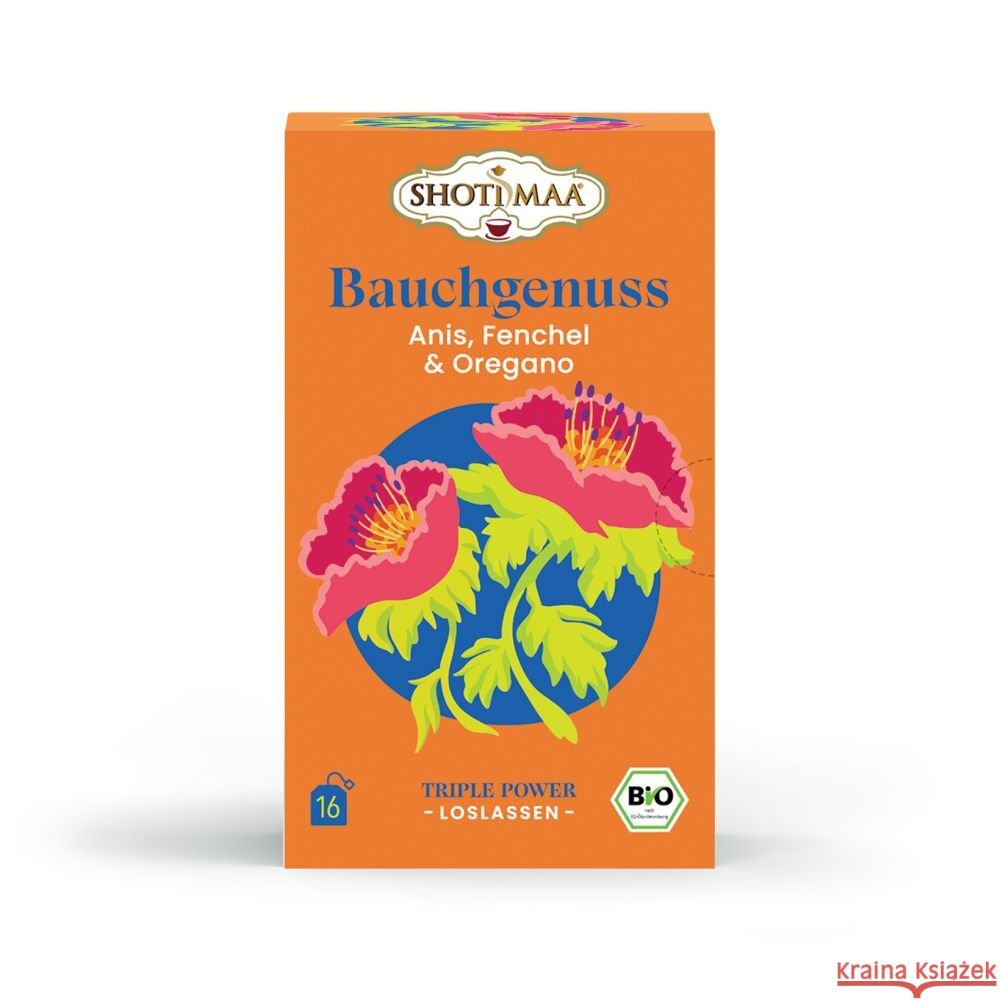 Bauchgenuss, 16 Tee-Aufgussbeutel  8717853497339 La Alternativa B.V. - książka