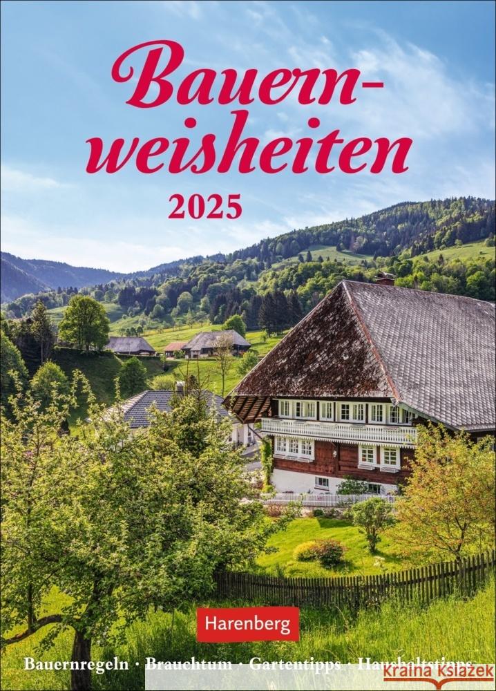 Bauernweisheiten Wochenkalender 2025 - Bauernregeln, Brauchtum, Gartentipps, Haushaltstipps Dilling, Jochen 9783840033988 Harenberg - książka