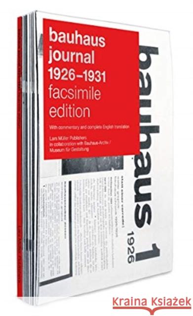 BAUHAUS JOURNAL 1926–1931: facsimile edition  9783037785881 Birkhauser Verlag AG - książka