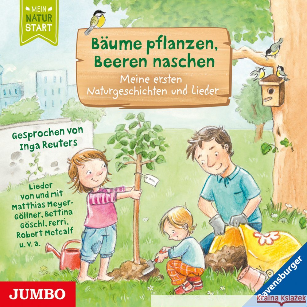 Bäume pflanzen, Beeren naschen, Audio-CD Grimm, Sandra 9783833744310 Jumbo Neue Medien - książka