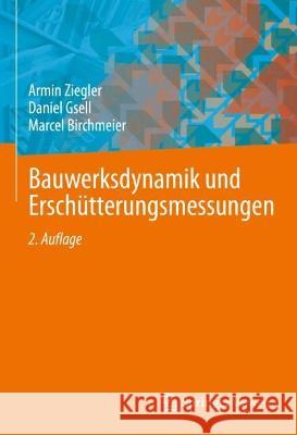 Bauwerksdynamik Und Erschütterungsmessungen Ziegler, Armin 9783658380212 Springer Vieweg - książka