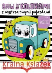 Baw się kolorami z wystrzałowymi pojazdami Katarzyna Salamon 9788367668019 Martel - książka