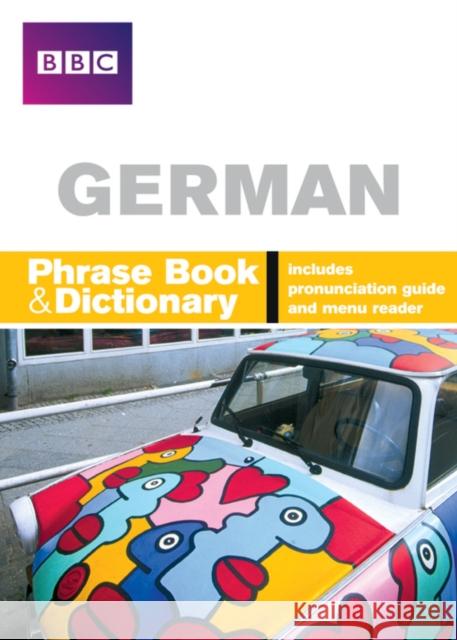 BBC GERMAN PHRASEBOOK & DICTIONARY   9780563519195 Pearson Education Limited - książka