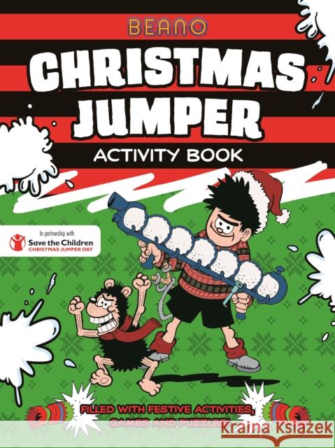 Beano Christmas Jumper Activity Book Beano Studios Limited   9781787412613 Bonnier Books Ltd - książka