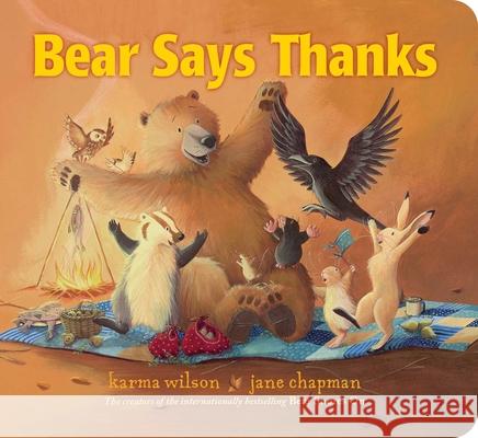 Bear Says Thanks Karma Wilson Jane Chapman 9781534474185 Little Simon - książka