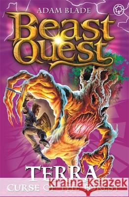 Beast Quest: 35: Terra, Curse of the Forest Blade, Adam 9781408307274  - książka