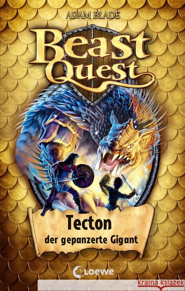 Beast Quest - Tecton, der gepanzerte Gigant : Spannendes Buch Blade, Adam 9783743204713 Loewe Verlag - książka