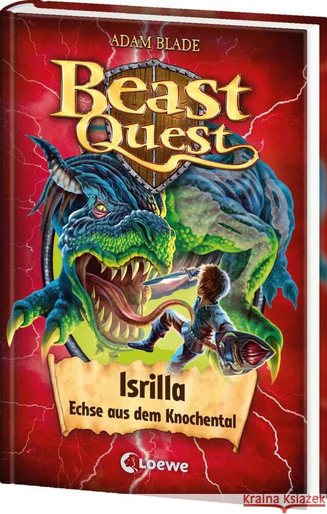 Beast Quest (Band 69) - Isrilla, Echse aus dem Knochental Blade, Adam 9783743220478 Loewe - książka