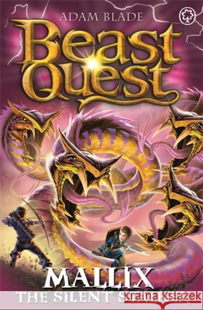 Beast Quest: Mallix the Silent Stalker: Series 26 Book 2 Adam Blade 9781408362174 Orchard Books - książka