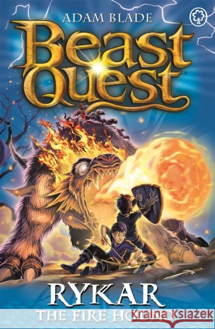 Beast Quest: Rykar the Fire Hound: Series 20 Book 4 Adam Blade 9781408343258 Hachette Children's Group - książka