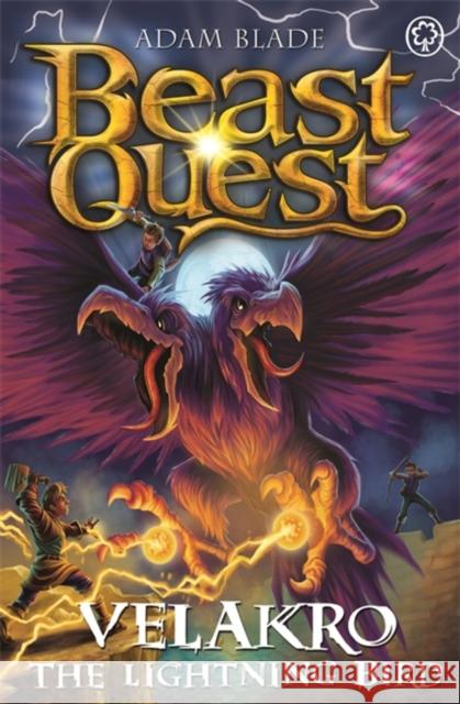 Beast Quest: Velakro the Lightning Bird: Series 28 Book 4 Adam Blade 9781408365427 Hachette Children's Group - książka