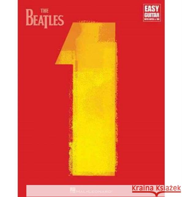 BEATLES 1 EASY GTR BK UNKNOWN 9781617803628 OMNIBUS PRESS - książka