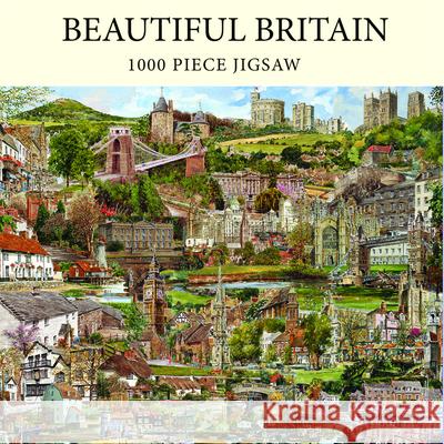 Beautiful Britain: 1000 Piece Jigsaw Puzzle Philip Martin 9781917543262 Galileo Publishers - książka