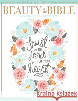 Beauty in the Bible: Adult Coloring Book Volume 2 Paige Tate Select Pen +. Paint 9781944515157 Paige Tate Select - książka