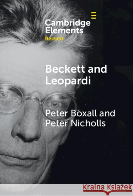 Beckett and Leopardi Peter (New York University) Nicholls 9781009547918 Cambridge University Press - książka