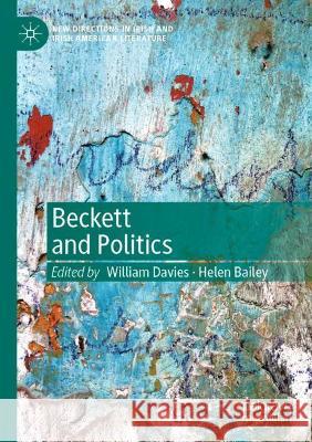 Beckett and Politics  9783030471125 Springer Nature Switzerland AG - książka