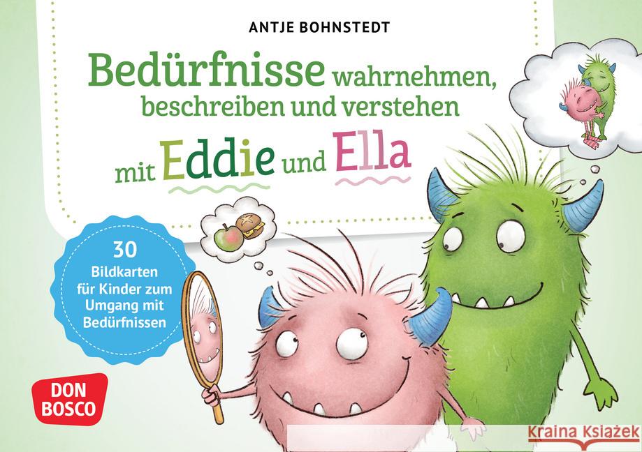 Bedürfnisse wahrnehmen, beschreiben und verstehen mit Eddie und Ella Bohnstedt, Antje 4260694923733 Don Bosco Medien - książka