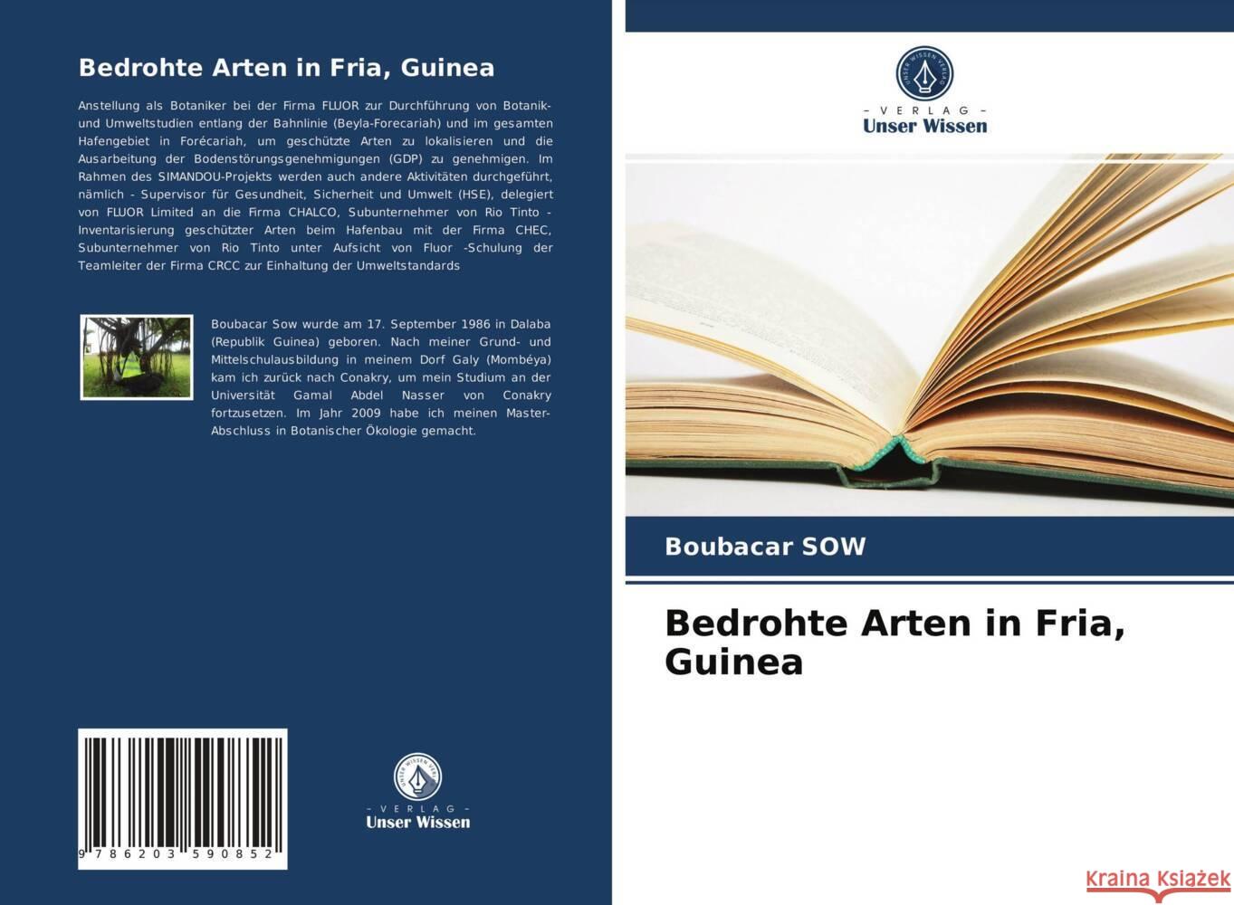 Bedrohte Arten in Fria, Guinea Sow, Boubacar 9786203590852 Verlag Unser Wissen - książka