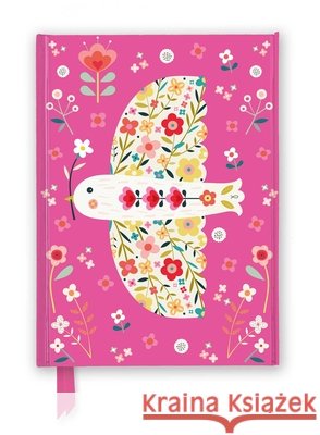 Bee Brown: Pink Floral Dove (Foiled Journal)  9781835628249 Flame Tree Publishing - książka