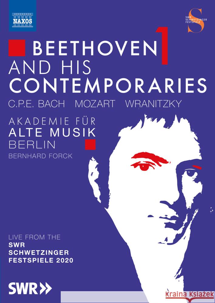 Beethoven and His Contemporaries, Vol. 1, 1 DVD Bach, Carl Philipp Emanuel, Wranitzky, Anton, Mozart, Wolfgang Amadeus 0747313570454 Naxos Audiovisual - książka