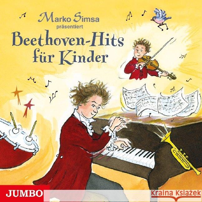 Beethoven-Hits für Kinder, 1 Audio-CD : CD Standard Audio Format, Hörspiel Simsa, Marko 9783833741661 Jumbo Neue Medien - książka