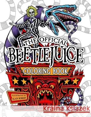 Beetlejuice: The Official Coloring Book Alan Robert 9798886635744 Insight Editions - książka