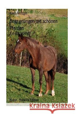 Begegnungen Mit Schönen Pferden Metzger, Klaus 9781500643454 Createspace - książka