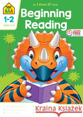 Beginning Reading 1-2 Deluxe Edition Workbook School Zone Publishing 9781589473379 School Zone - książka